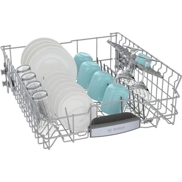 Bosch 500 Series Top Control 24-in Smart Built-In Dishwasher With Third  Rack (Stainless Steel) ENERGY STAR, 44-dBA