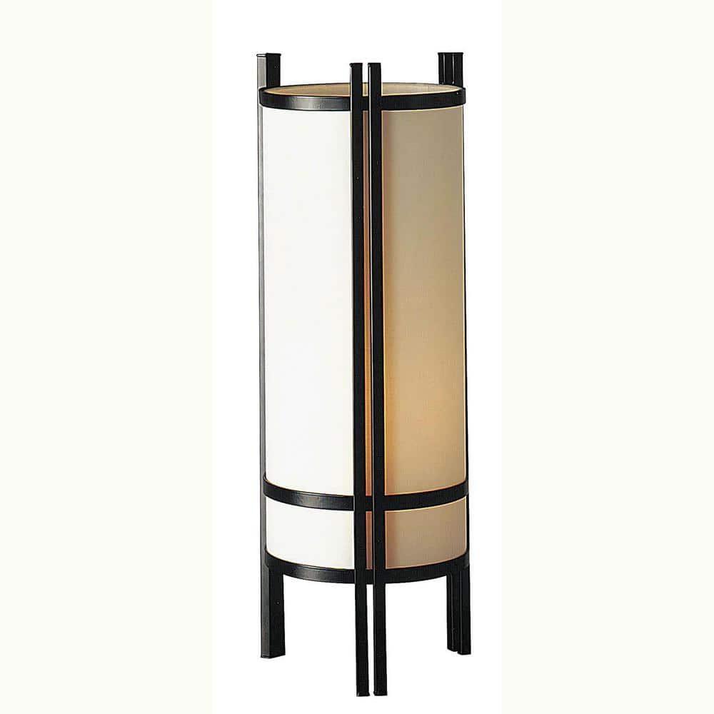 ORE International 24 in. Japanese Style Black Table Lamp 2029 - The Home  Depot