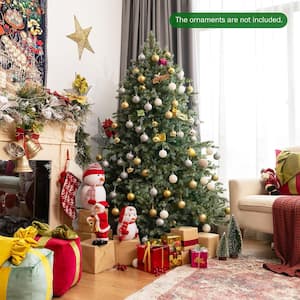 6 ft. Unlit Artificial Christmas Tree Spruce Hinged Tree