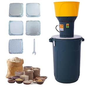 60L Electric Grain Mill Grinder, Spice Grinders Corn Mill with 5 Grinder Sieves and 1 Wrench