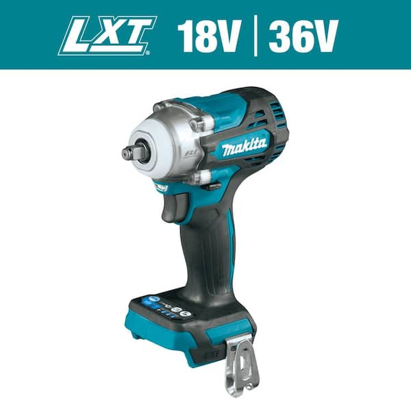 Makita 18V LXT Lithium Ion Brushless Cordless 4 Speed 3 8 in. Impact Wrench w Friction Ring Anvil Tool Only XWT16Z The Home Depot