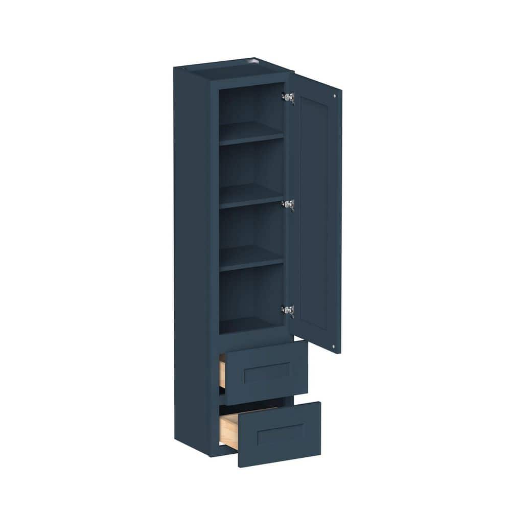 15 in W x 12 in D x 60 in H Ready to Assemble Standrad Kitchen Cabinet with 1-Door 2 Drawers 4-Shelf in Cyber Grey price history on PriceWatchPro
