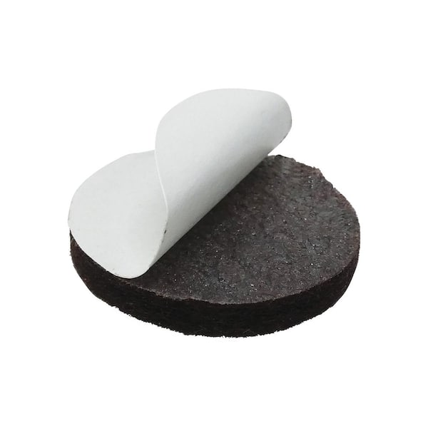 2-1/2 (64MM) Heavy Duty Felt Sliders - Adhesive Back - Pack of 16pcs -  LINCO CASTERS & INDUSTRIAL SUPPLY