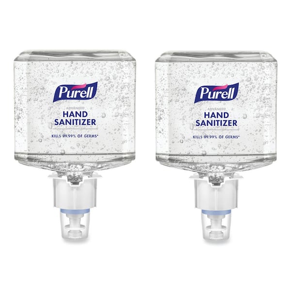 Purell 1200 mL Clean Scent Advanced Gel Commercial Hand Sanitizer Refill, For ES6 Dispensers (2-Pack)