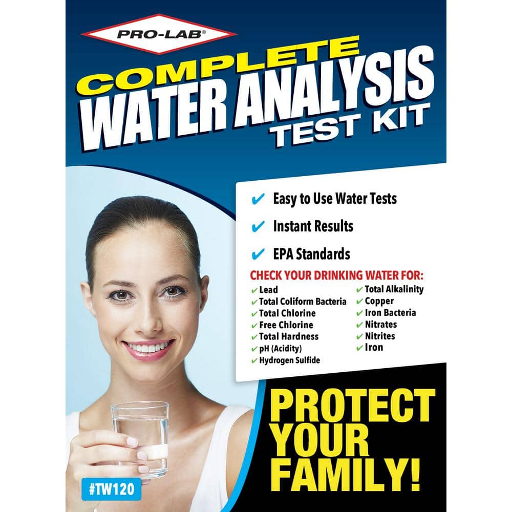 PRO-LAB Complete Water Analysis Test Kit for Private Wells TW120