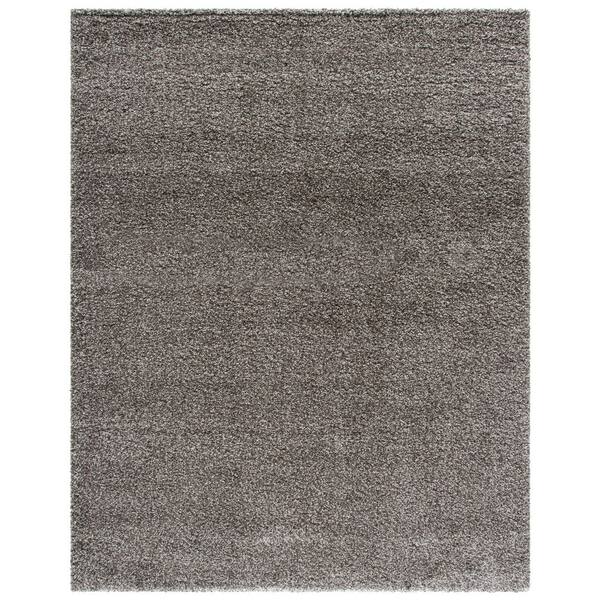 Milan Shag 10 ft. x 14 ft. Gray Solid Color Area Rug