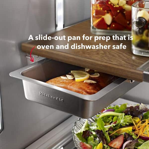 KitchenAid 23.8 cu. ft. French Door Refrigerator in PrintShield