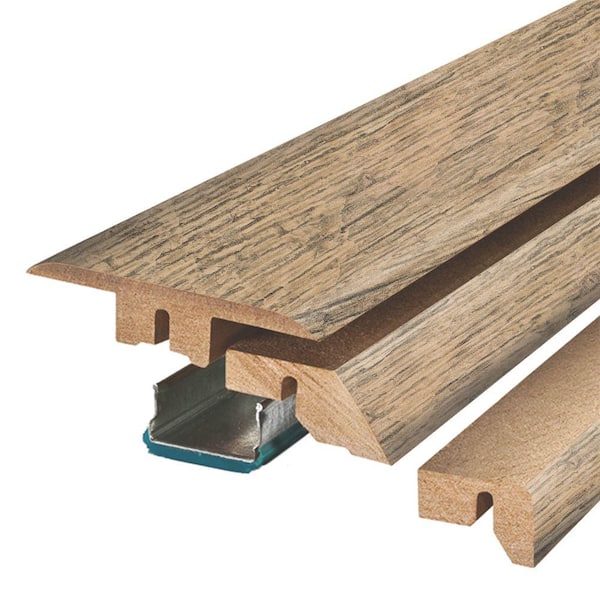 Pergo Stone Mill Oak 3/4 in. Thick x 2-1/8 in. Wide x 78-3/4 in. Length Laminate 4-in-1 Molding