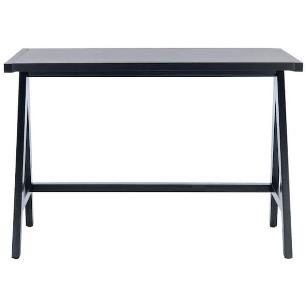 SAFAVIEH Ripley 42 in. Black Wood Writing Desk