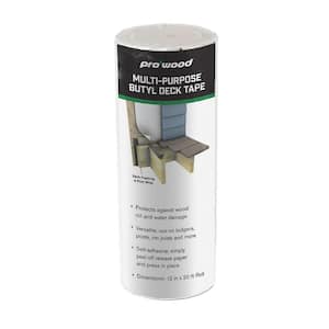 12 in. x 20 ft. Roll Butyl Deck Flashing and Post Wrap