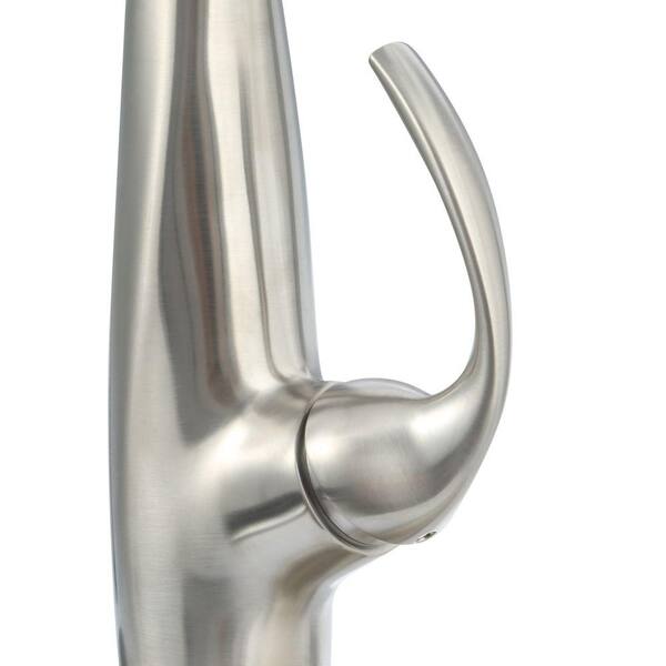Avanti Single-Handle Pull-Down Sprayer Kitchen Faucet in Stainless Steel Avanti Single-Handle Pull-Down Sprayer Kitchen Faucet in Stainless Steel