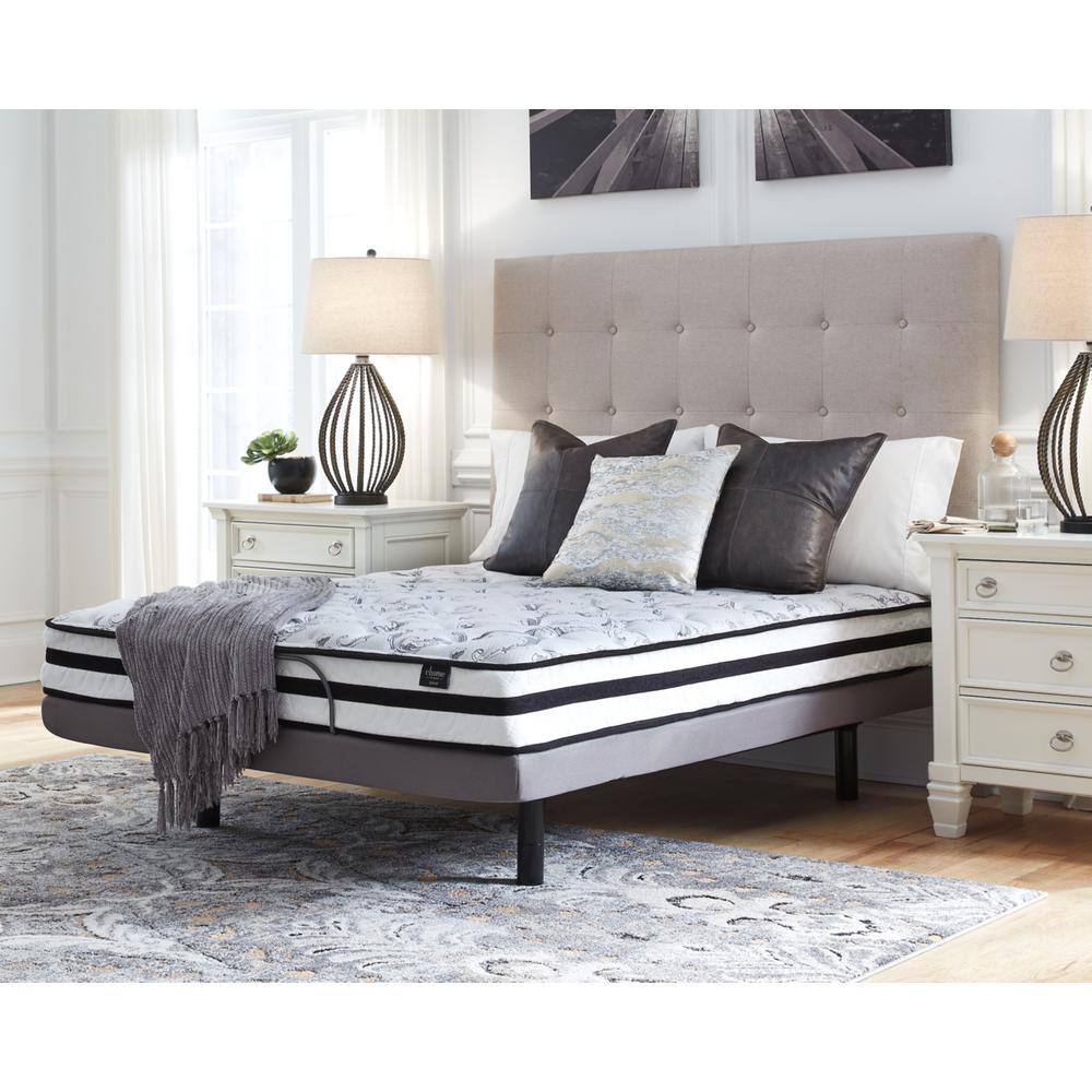Modern White Gel Memory Foam Innerspring Full Mattress