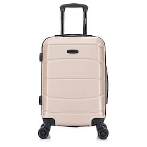 Sense Lightweight Hardside Spinner Luggage 20 in. Carry-On Champagne