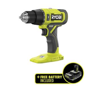 ONE+ 18V Cordless 1/2 in. Hammer Drill with 2.0 Ah Lithium-Ion HIGH PERFORMANCE Battery