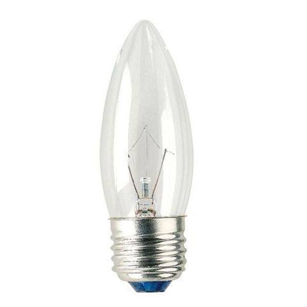 Bulbrite 25-Watt Krypton Halogen B10 Light Bulb (15-Pack)