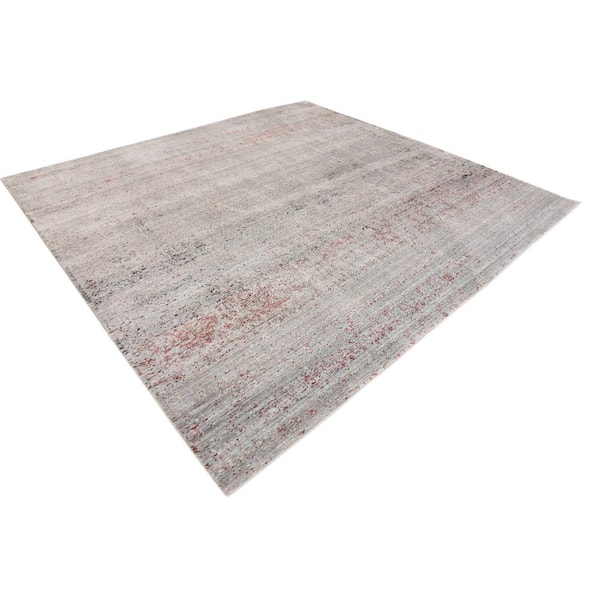 Austin Muse Gray 8' 0 x 8' 0 Square Rug