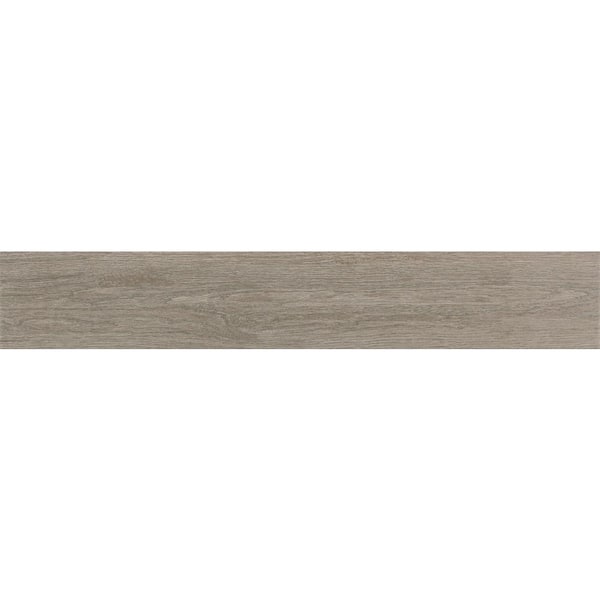 Vicinity Gray Brown Matte 6 in. x 36 in. Glazed Porcelain Floor and Wall Tile (13.05 sq. ft./Case)
