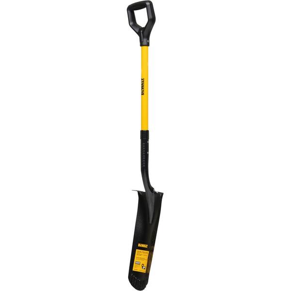 Forestry Suppliers Tile Spade Planting Shovel Wood with D-grip 42” L 