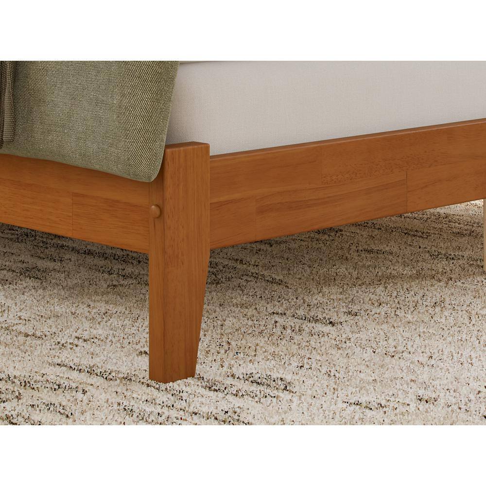 Richmond Light Toffee Solid Wood Queen Bed Frame