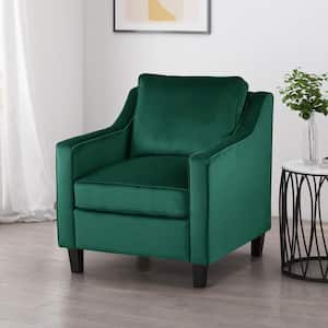 Milo Green Velvet Club Chair (Set of 1)