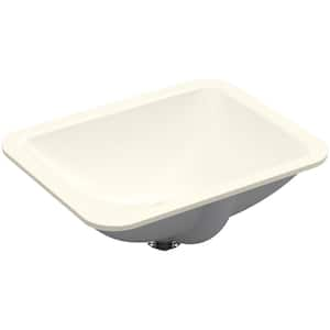 Caxton 20-1/2 in. Rectangle Undermount Bathroom Sink in Biscuit