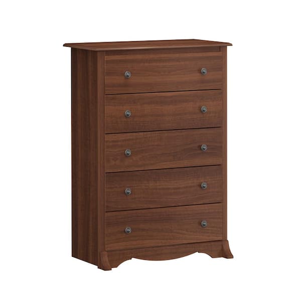 Prepac Monterey 5-Drawer Cherry Chest