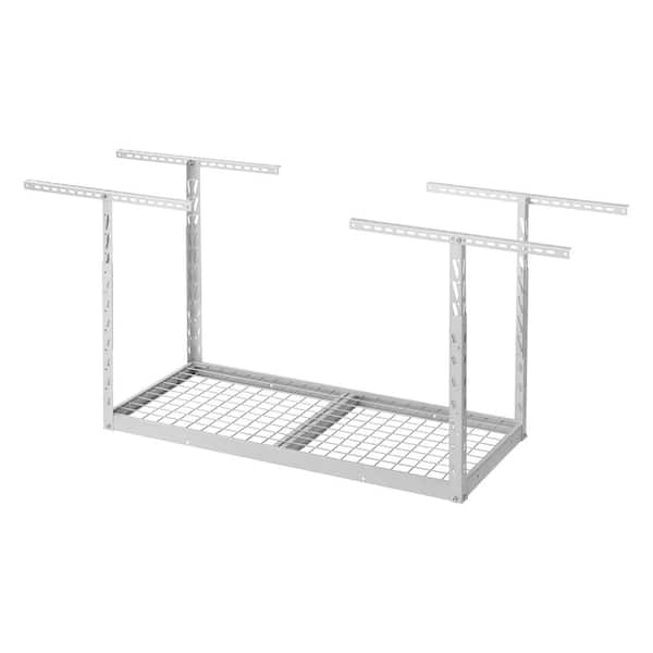 Gladiator GearLoft Hammered White Adjustable Height Overhead Garage Storage Rack (48 in W x 24 in D)