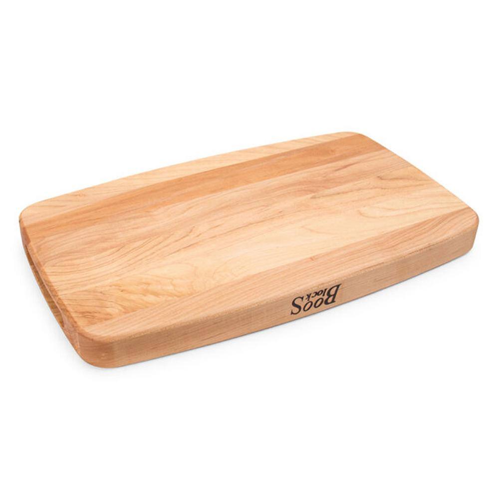 John Boos Maple Wood Reversible Cutting Board with Juice Groove