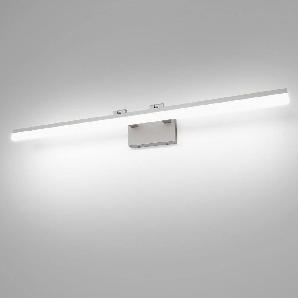 39.4 in. 1-Light Sliver LED Bathroom Vanity Light Bar with Rotatable Head, Dimmable 5500K price history on PriceWatchPro
