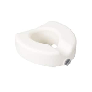 Drive Raised Toilet Seat with Lock and Lid 12065 - The Home Depot