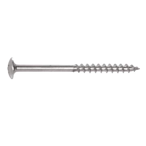 Hillman #10 2-1/2 in. Phillips Round-Head Cabinet Screws (6-Pack)