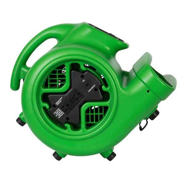 XPOWER X-600A 1/4 HP 1600 CFM 3-Speed Air Mover Carpet Dryer Floor