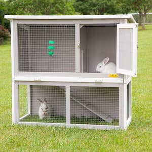 2-Story Rabbit hutch Cage 2.7 oz. Water Bottle