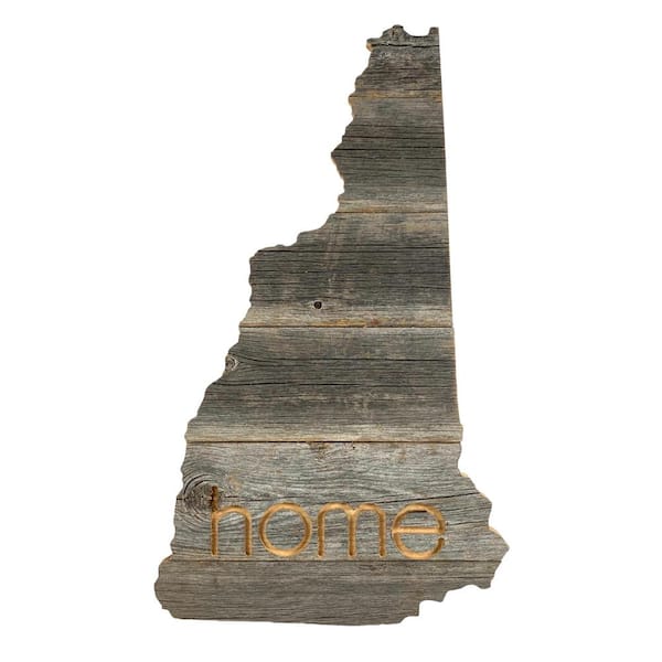 BarnwoodUSA Large Rustic Farmhouse New Hampshire Home State Reclaimed ...