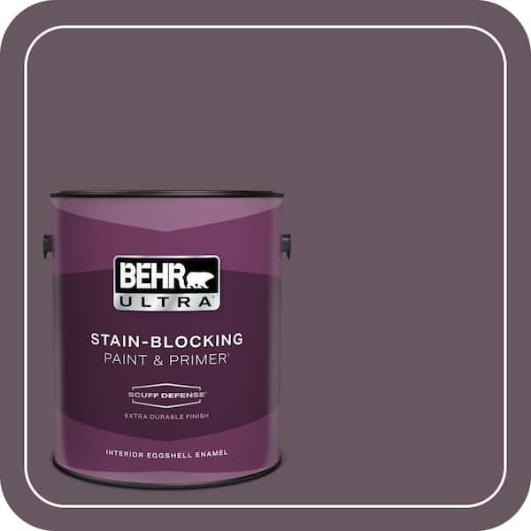 BEHR ULTRA 1 gal. #N100-6 Urban Legend Extra Durable Eggshell Enamel Interior Paint & Primer