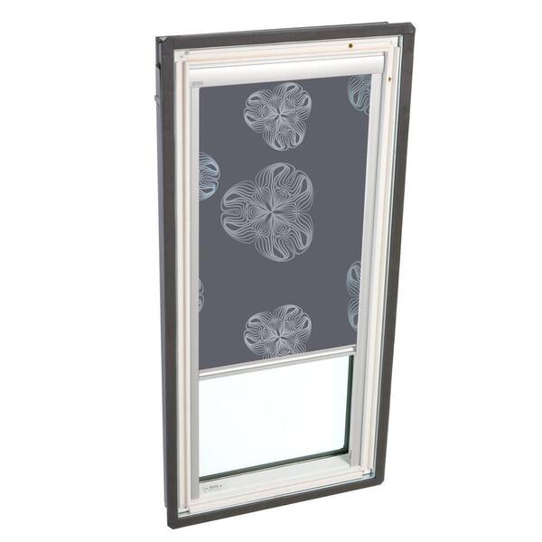 VELUX Truss Series 22-1/2 x 45-3/4  Fixed Deck-Mounted Skylight w/  LowE3 Glass Metallic Manual Blackout Blinds-DISCONTINUED
