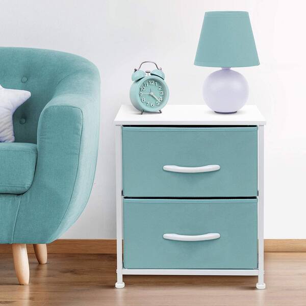 light green bedside table