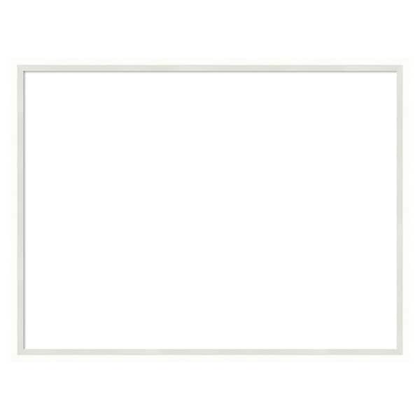 Amanti Art Lucie White 25 in. x 19 in. Wood Framed Dry Erase Magnetic Memo Board