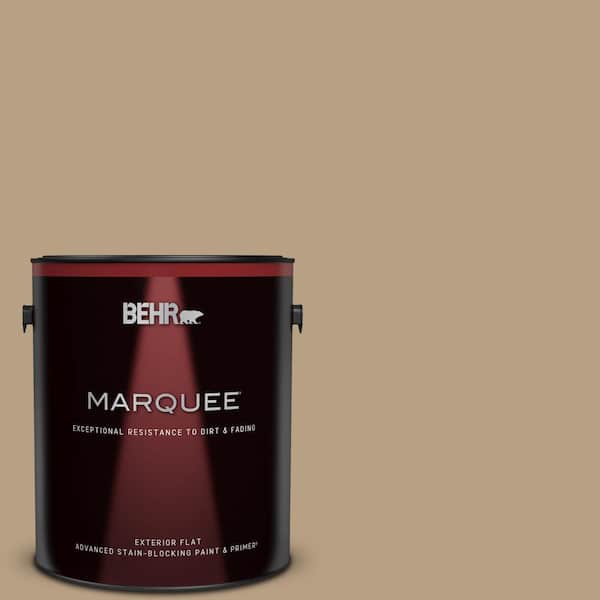 BEHR MARQUEE 1 gal. Home Decorators Collection #HDC-AC-12 Craft Brown Flat Exterior Paint & Primer