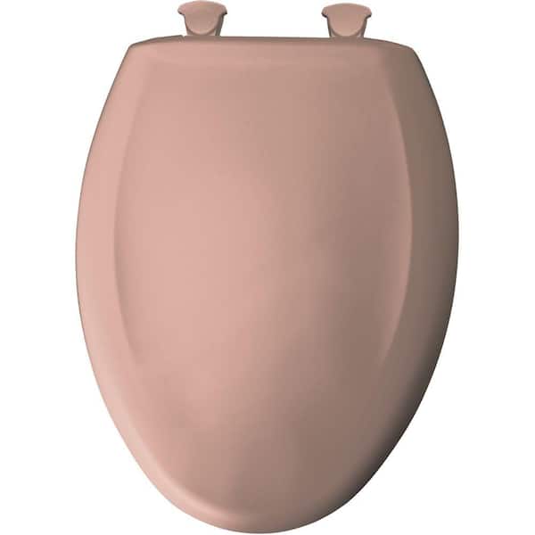 BEMIS Elongated Closed Front Toilet Seat in Wild Rose