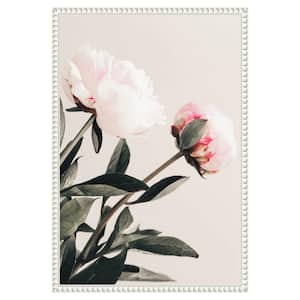 Peony 23 by Pictufy Studio III 1 Piece Floater Frame Giclee Home Canvas Art Print 23 in. x 16 in .