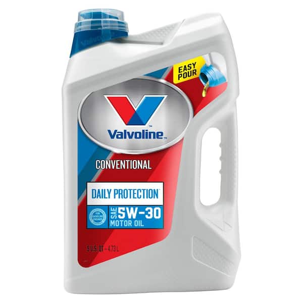 Valvoline 5 Qt. 5W-30 Daily Protection Conventional Motor Oil 881159 - The Home  Depot