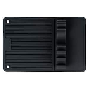 18.1 in. Silicone BQ and Grill Utensil Holder Mat