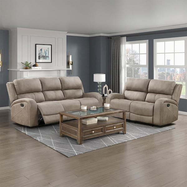 Lazzara Venture 84.5 in. W Slope Arm Microfiber Rectangle 2