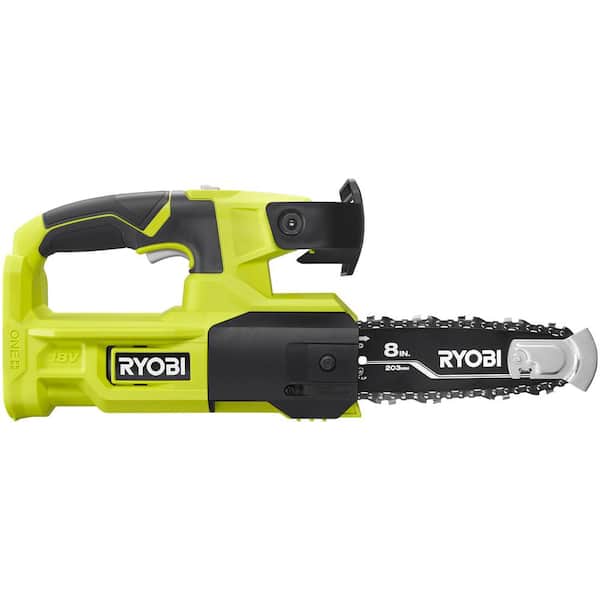 RYOBI ONE+ 18V 8 in. Battery Pruning Chainsaw (Tool Only) P5452BTL 
