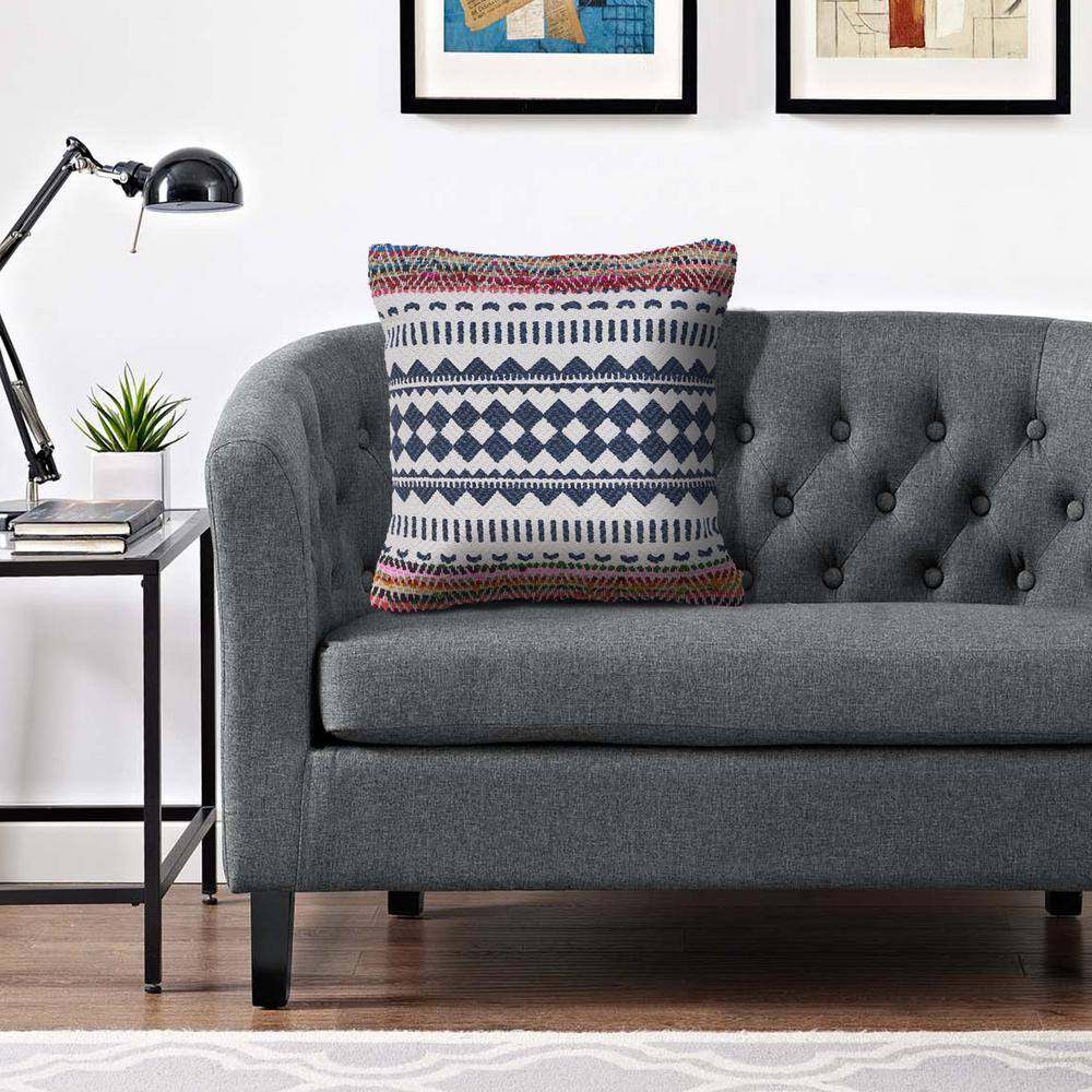 Marry Tribal Bohemian Cotton Blend Throw Pillow Set, 18 x 18 inches