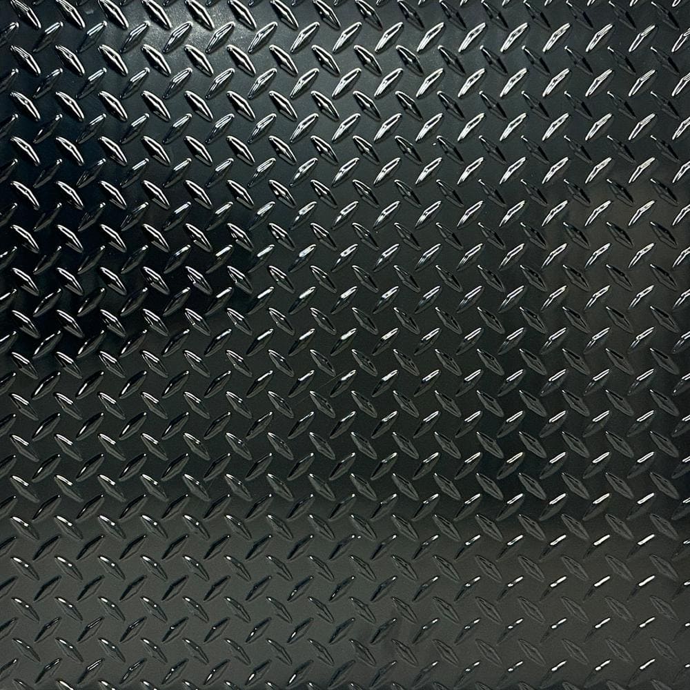 Diamond Plate Gloss Black 4 ft. x 8 ft. Faux Tin Glue-Up Wainscoting Panels (5-Pack) (160 sq. ft./Case) price history on PriceWatchPro