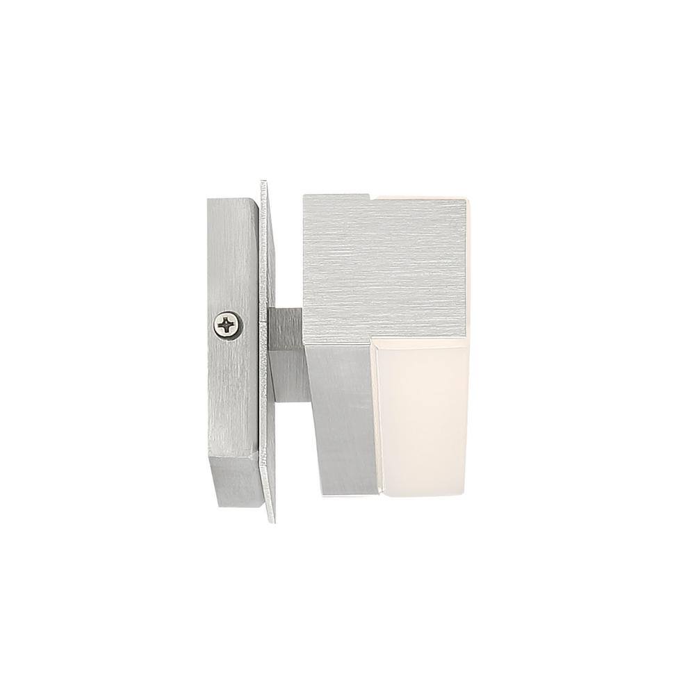 Brink Slim 12" LED Bathroom Vanity Wall Light in Brushed Aluminum
