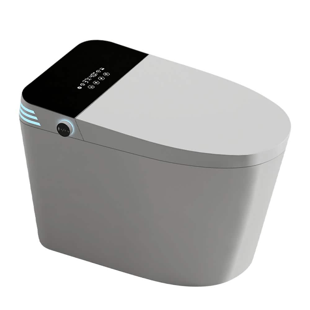 Elongated Bidet Toilet 1.28 GPF in White, Auto Open/Close/Flush Heated Seat LED Display Night Light Warm Water and Dryer price history on PriceWatchPro