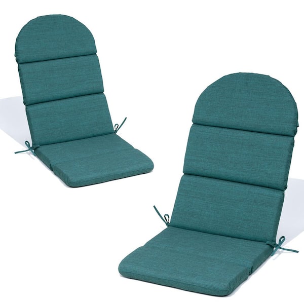 Pellebant 19.69 in. x 49.61 in. 2-Piece Outdoor Rocking Chair Cushions Patio Adirondack Chair Cushion in Malachite